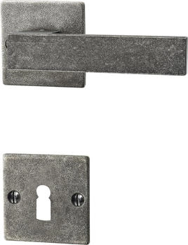 Halcö LECH - auf Rosette BB TS-50 8/8 5/8 verzinkt schwarz