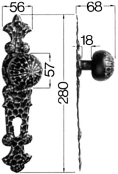 ROWE Knopflangschild Nr.316/208H (816002278)