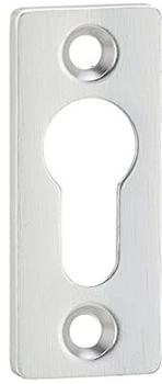 EDI Schlüsselrosette Aluminium F1 PZ käntig (3319/0003/01)