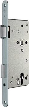 SSF Haustür-Einsteckschloss PZW 22/65/92/10 mm DIN links silber käntig (A2806 5L/101G)