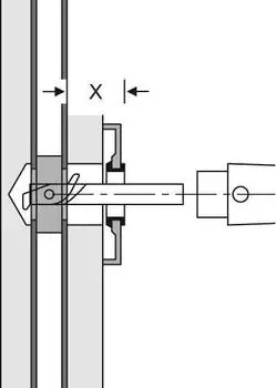 FSB Stabil-Wechselstift ASL Vierkant 8/10 x 80 mm Stahl verzinkt abgesetzt (0 05 0116 01018 5700)