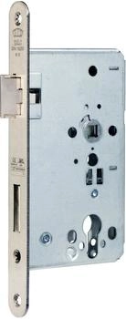 BKS Feuerschutztürschloss B-1206 24/65/72/9mm DIN rechts 24mm abgerundet silber (B-12060-37-R-2)