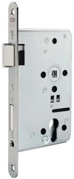 BKS Panik-Einsteckschloss 1201 Funktion B abgerundet 24/65/72/9 mm DIN links Edelstahl (B-12010-C4-L-8)