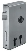 AMF Spezialschloss f&uuml;r Stahlkonstruktionen 140D mit 2 PZ-Lochungen - 40 mm