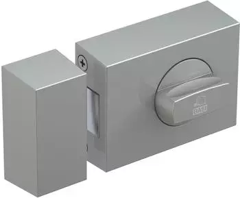 Basi KS500 T&uuml;rzusatzschloss Silber eckig (1301-0205)