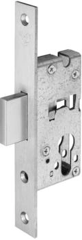 Wilka Einsteck-Riegelschloss Rohrrahmen Flachstulp 24mm Stulp 25mm Dorn Edelstahl (038R.000003)