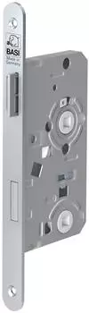 Basi Einsteck-Zimmertürschloss Silber für Bad/WC-Türen DIN rechts (9350-5518)