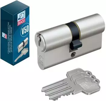 Basi Profil-Doppelzylinder aus Messing (V5000-1020)