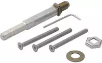 HOPPE Befestigungsset Schnellstift zu Hoppe-SH-Garnituren DIN - Schnellstift