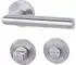 ALPERTEC Solid 10 WC-Rosettengarnitur Edelstahl satiniert rund (28025320C)