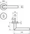 ALPERTEC Solid 10 WC-Rosettengarnitur Edelstahl satiniert rund (28025320C)