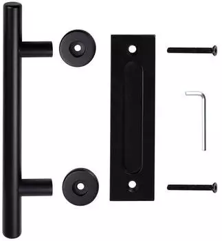 Sotech Schiebet&uuml;rgriff DUO Stahl Schwarz (DUO)