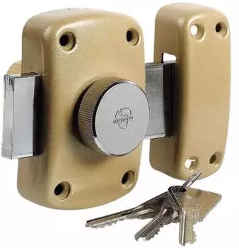 Vachette CYCLOP T&uuml;rriegel Knauf/Zylinder 45mm aufbohrgesch&uuml;tzt (67600-45/SC)