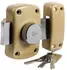 Vachette CYCLOP Türriegel Knauf/Zylinder 45mm aufbohrgeschützt (67600-45/SC)