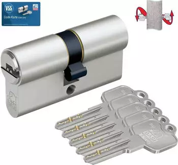 Basi V55 Doppelzylinder Not+Gefahr 45/45 (V55VS-4545)