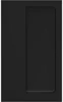 Schiebet&uuml;rmuschel 539B ktg.f.HLT L.100mm B.60mm HEWI Tiefschwarz matt