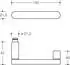 Hewi Rosettengarnitur U-Form PZ DIN L/R VA (270XAH01.230)