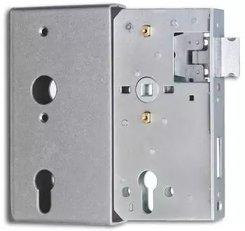 Alberts Schlosskasten DIN L/R Dornma&szlig; 60mm, Ma&szlig; A172xB94xC60mm (417031)