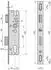 Basi ES 958L PZW Rohrrahmenschloss Käntigstulp 24/270mm Dornmaß 40mm DIN R/L (9585-4020L)