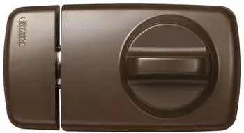 ABUS T&uuml;r-Zusatzschloss 7010 ohne Au&szlig;enzylinder, Drehgriff, braun (7010 EK)