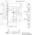 BMH Fluchttürschloss 1013 1-flg. EN 179 DM 65/24 links Edelstahl (1013.000545)