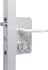 Locinox LDKZ4040 D1L Gittertorschloss 40mm Vierkantrohr Alu silber (P00015003-SILV)