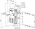 Locinox LDKZ4040 D1L Gittertorschloss 40mm Vierkantrohr Alu silber (P00015003-SILV)