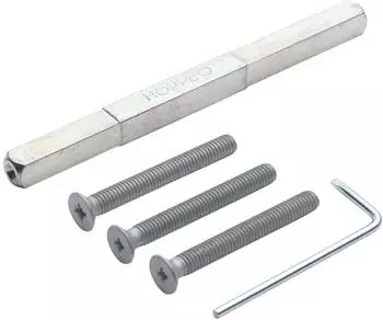 Hoppe Befestigungsset mit Schnellstift f&uuml;r Sicherheits-Dr&uuml;ckergarnitur 112-117mm (3934079)