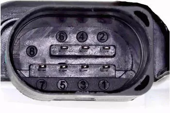 Vemo T&uuml;rschloss vorne links elektrisch mit Zentralverriegelung, Safelock (V10-85-0221)