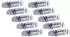 Alberts Schlossriegel gerade mit Schlaufe, verzinkt, 120mm, 10er-Set (869687)