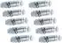 Alberts Schlossriegel gerade mit Schlaufe, verzinkt, 120mm, 10er-Set (869687)