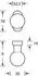 FSB FS-Profiltürknopf 07 0802 3 Edelstahl 4-KT. 9mm fest/drehbar (0 07 0802 32863 6204)