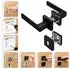 Sotech CUBE Türdrückergarnitur Aluminium Schwarz (BB/PZ/WC)