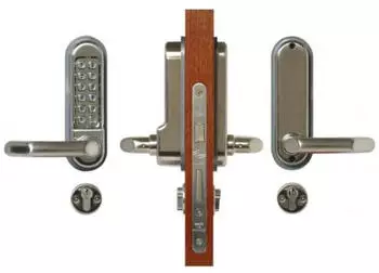 LOKOD Jokey 1200 Mechanisches Zahlenschloss, Nickel satiniert (38106-J)