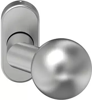 Eco-Schulte K160 FS T&uuml;rknopf auf Rosette, Edelstahl (5030035387)