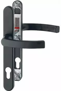 Hoppe Li&egrave;ge Dr&uuml;ckergarnitur Schmalschild PZ92/8 schwarz matt (11670861)
