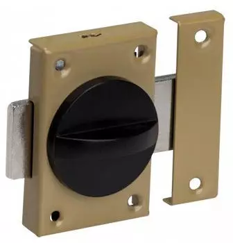 Vachette Automatischer Riegel Stahl Bronze 35mm (2974)
