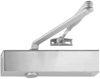 Eco-Schulte T&uuml;rschlie&szlig;er TS 20 EN 2/3/5 mit Gest&auml;nge, silber RAL 9006 (302052F11A71090)