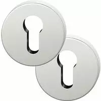 FSB Rosette ASL&reg;, Aluminium - silber eloxiert , 12 1735 00010 , PZ F1