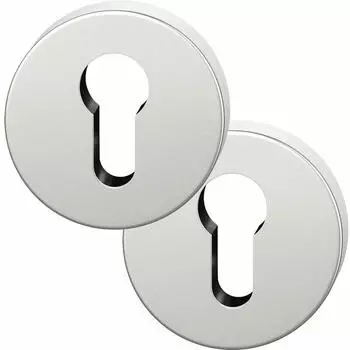 FSB Zylinderrosette PZ rund Feuerschutz, Aluminium silber eloxiert (0 12 1735 00010 0105)
