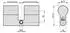 Basi BZ 100 Profil-Blindzylinder 35/55mm (5990-0525)