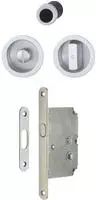 HOPPE Schiebet&uuml;rmuschel-Set 4920 mit Schloss - WC