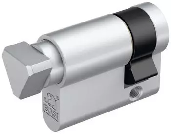 Basi Dreikant-Halbzylinder 10/30mm, 17mm außenliegend (DM5020-0000-DA17)