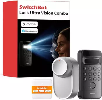 SwitchBot Smart Lock Ultra Vision Bundle, silber (W5600000S)