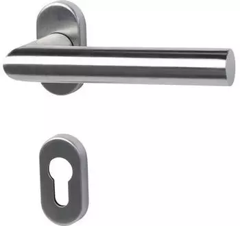 ALPERTEC Metz-R Rosetten-Halbgarnitur PZ Edelstahl satiniert rechts (88021460K1)