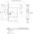 BMH Zusatzfalle 1030 1-flg. EN 179, Dorn 65mm, links, Stulp 170x24mm, Edelstahl (1030.000003)