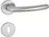 HERMAT Basic 04 Drückergarnitur mit Rosette Edelstahl matt BB (1804/2036.K)