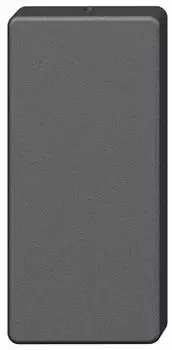 FSB Blindrosette 17 1778 eckig, Aluminium schwarz matt (0 17 1778 00000 0810)