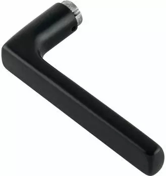 Hoppe Dallas T&uuml;rgriff Dr&uuml;ckerlochteil Schnellstift, Edelstahl schwarz matt (12028277)