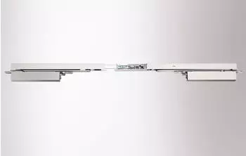 GEZE Boxer E-ISM Gleitschiene mit elektromech. Feststellung, Aluminium, 1300mm (114142)